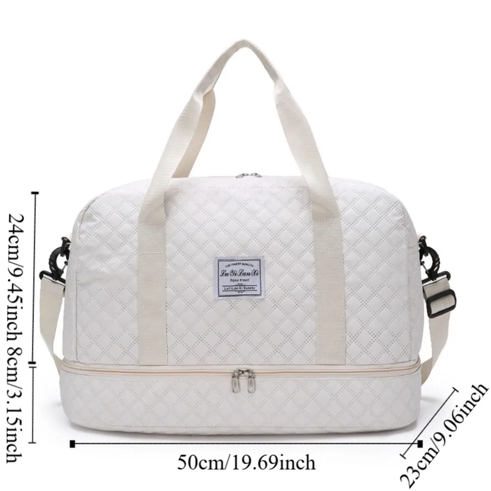 Duża wodoodporna torba Oxford do jogi i na siłownię z przegrodą na buty oraz mokre-suche🧳